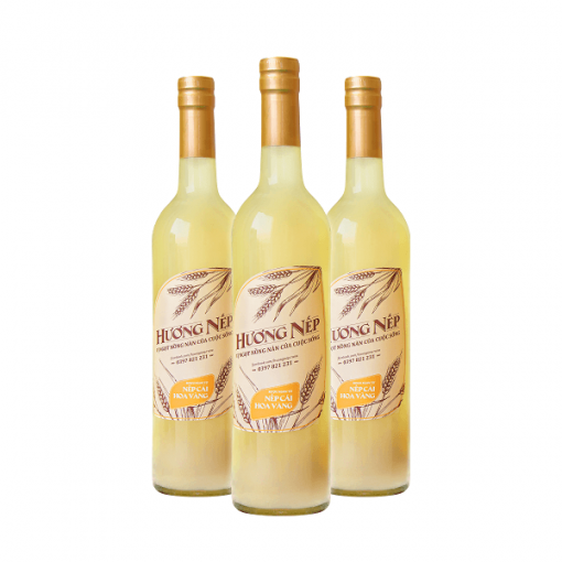 Rượu Nếp Cái Hoa Vàng Hương Nếp chai 750ml
