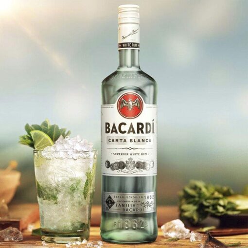 Rượu Rum Bacardi Carta Blanca 3000ml- Rum Trắng